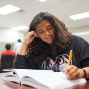 C2 Student Studying