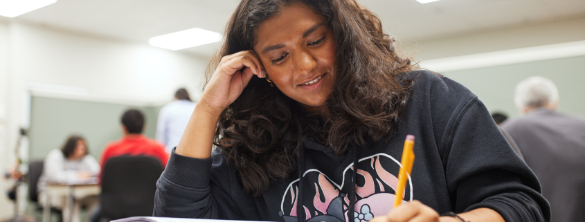 C2 Student Studying
