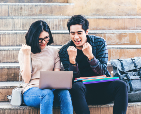 You may be able to save time in college with AP credit. Contact your local C2 for help today!