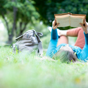 summer reading outside