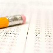 pencil on test form